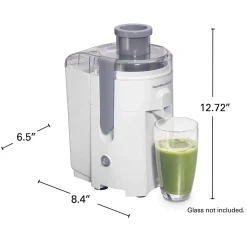 HealthSmart® Compact Juice Extractor,White