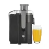 HealthSmart® Compact Juice Extractor, Black & Grey