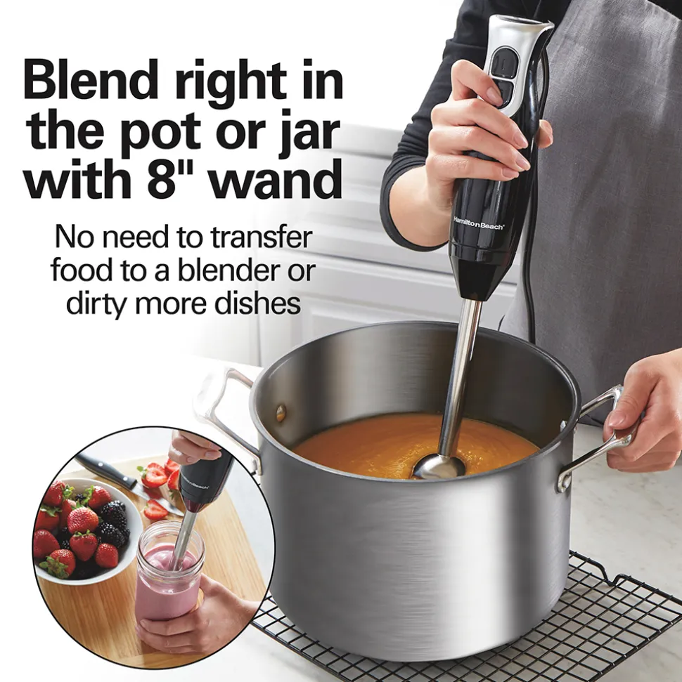 Immersion Blender with 3 Attachments