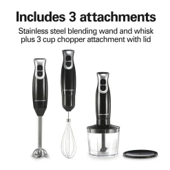 Immersion Blender with 3 Attachments