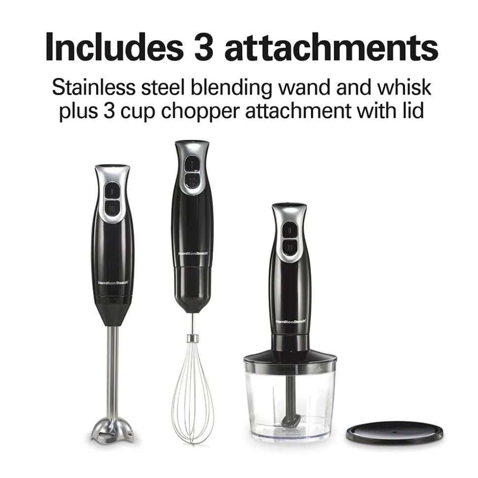 Immersion Blender with 3 Attachments