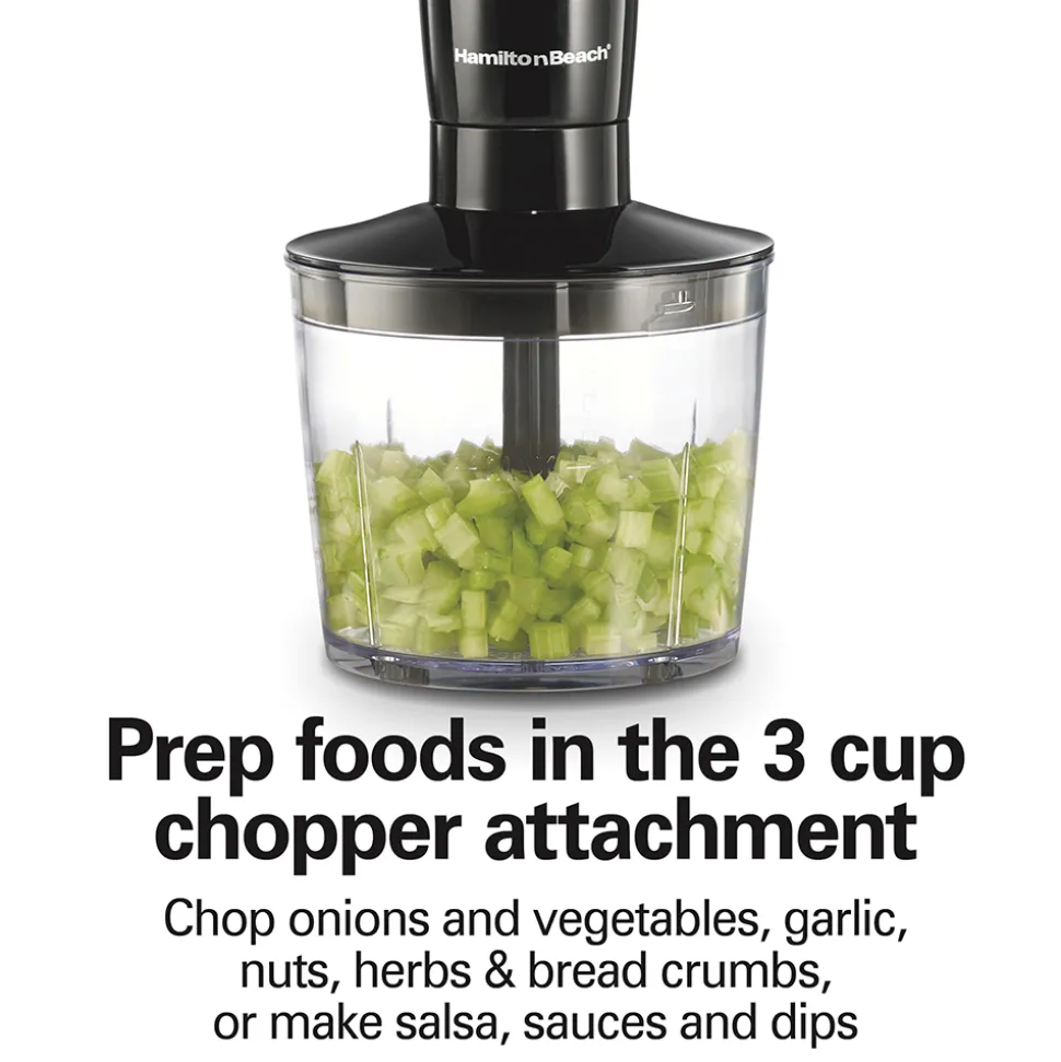 Immersion Blender with 3 Attachments