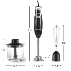 Immersion Blender with 3 Attachments