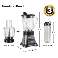3-in-1 Blender and Food Processor