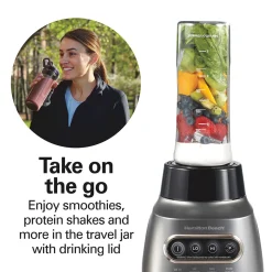 2-in-1 Blender with Travel Jar