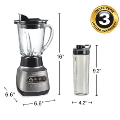 2-in-1 Blender with Travel Jar