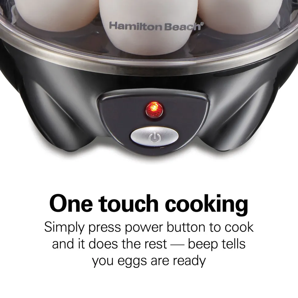 3-in-1 Egg Cooker with 7 Egg Capacity