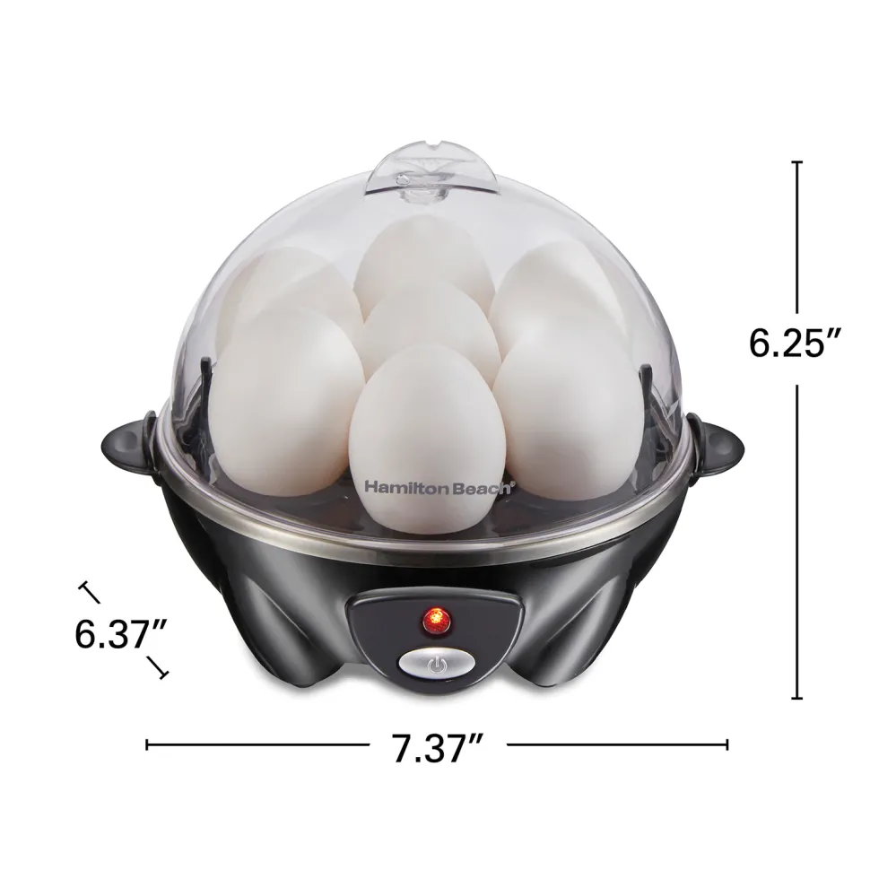 3-in-1 Egg Cooker with 7 Egg Capacity