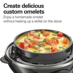 3-in-1 Egg Cooker with 14 Egg Capacity