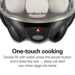 3-in-1 Egg Cooker with 14 Egg Capacity