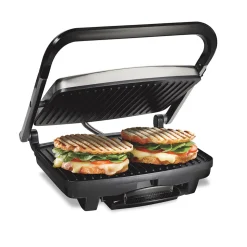 3-in-1 Indoor Grill, Panini Press & Sandwich Maker