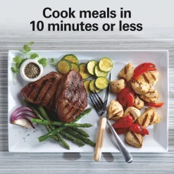 3-in-1 Indoor Grill, Panini Press & Sandwich Maker