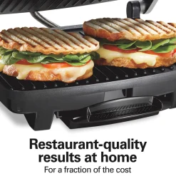 3-in-1 Indoor Grill, Panini Press & Sandwich Maker