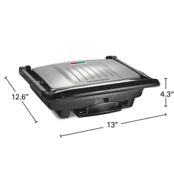 3-in-1 Indoor Grill, Panini Press & Sandwich Maker