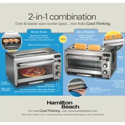 2-in-1 Oven and Toaster