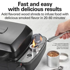 Indoor Searing Grill with Hot/Cold Smoke Infuser