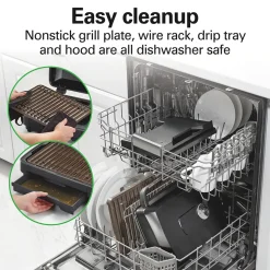 Indoor Searing Grill with Hot/Cold Smoke Infuser