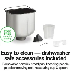 2lb Bread Maker, White