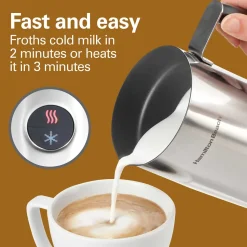 Milk Frother and Warmer Stainless Steel