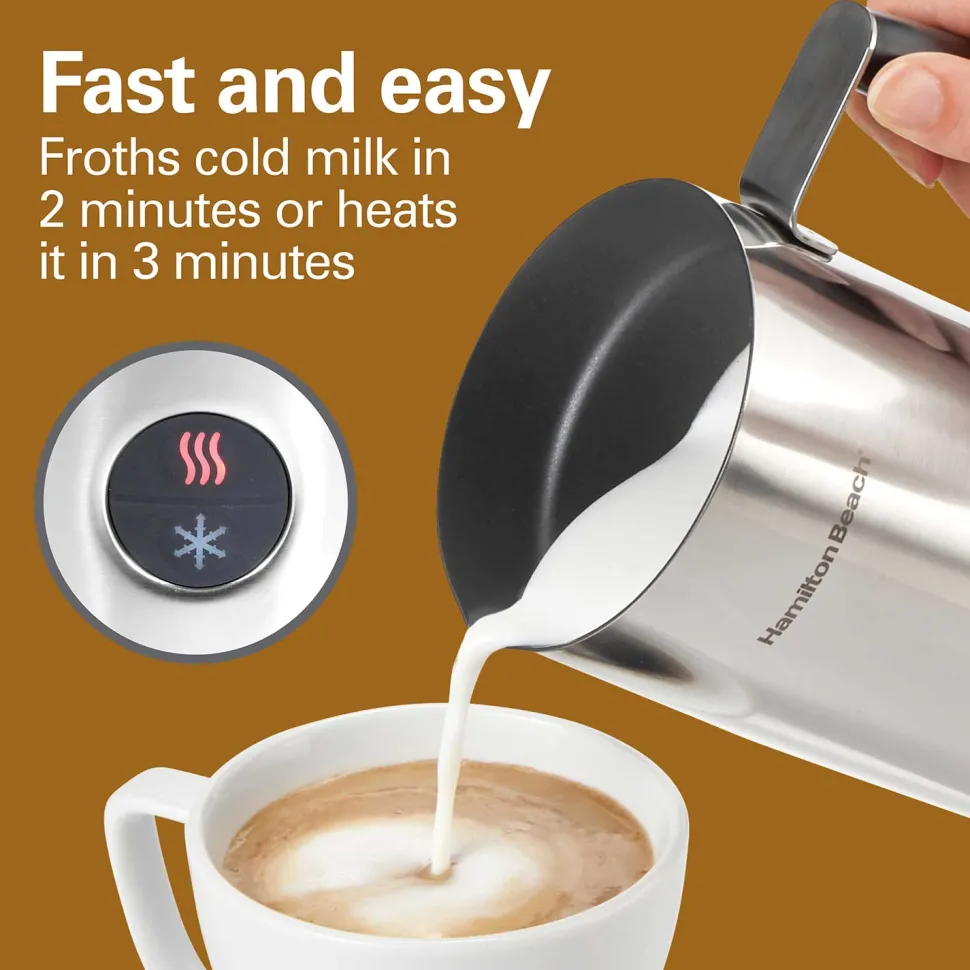 Milk Frother and Warmer Stainless Steel