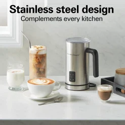 Milk Frother and Warmer, StainlessSteel