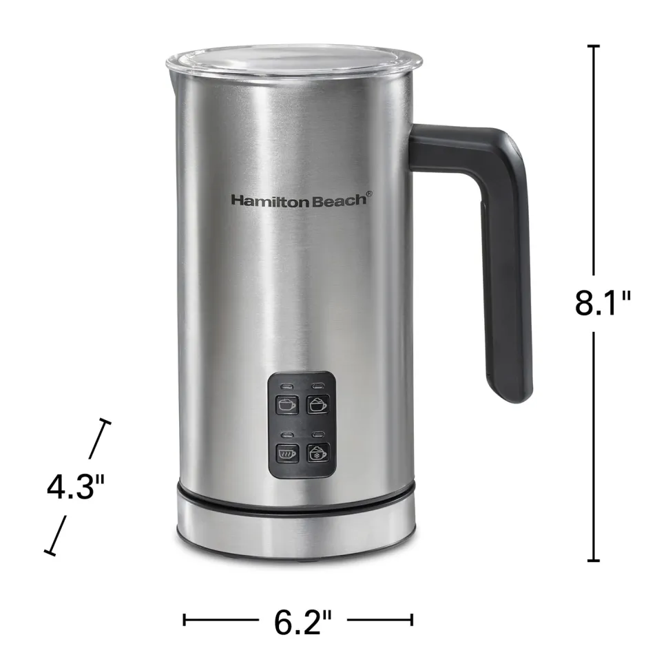 Milk Frother and Warmer, StainlessSteel