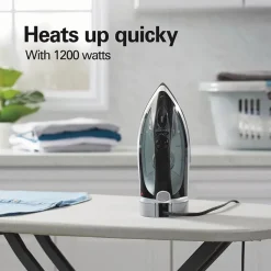 Nonstick Iron with Retractable Cord