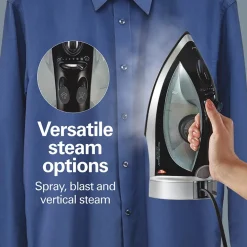 Nonstick Iron with Retractable Cord