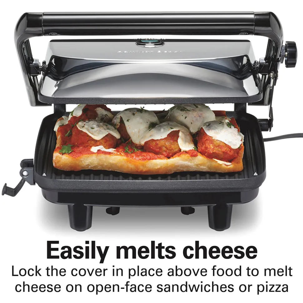 Panini Press & Gourmet Sandwich Maker, Silver