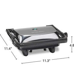 Panini Press & Gourmet Sandwich Maker, Silver