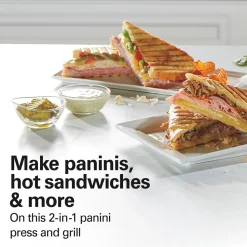 Panini Press & Indoor Grill, Stainless Steel