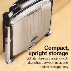 Panini Press & Indoor Grill, Stainless Steel