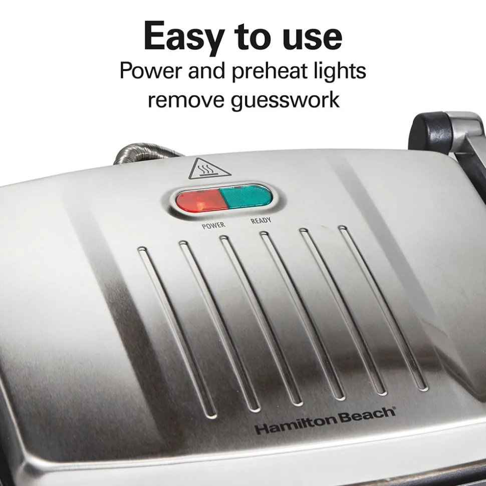 Panini Press & Indoor Grill, Stainless Steel