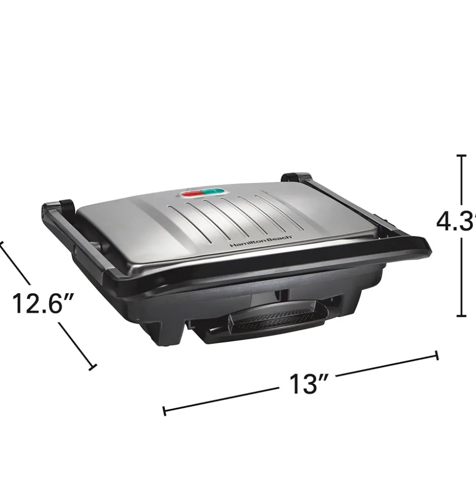 Panini Press & Indoor Grill, Stainless Steel