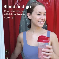 Personal Blender with Travel Lid, Red