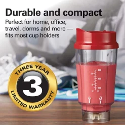 Personal Blender with Travel Lid, Red