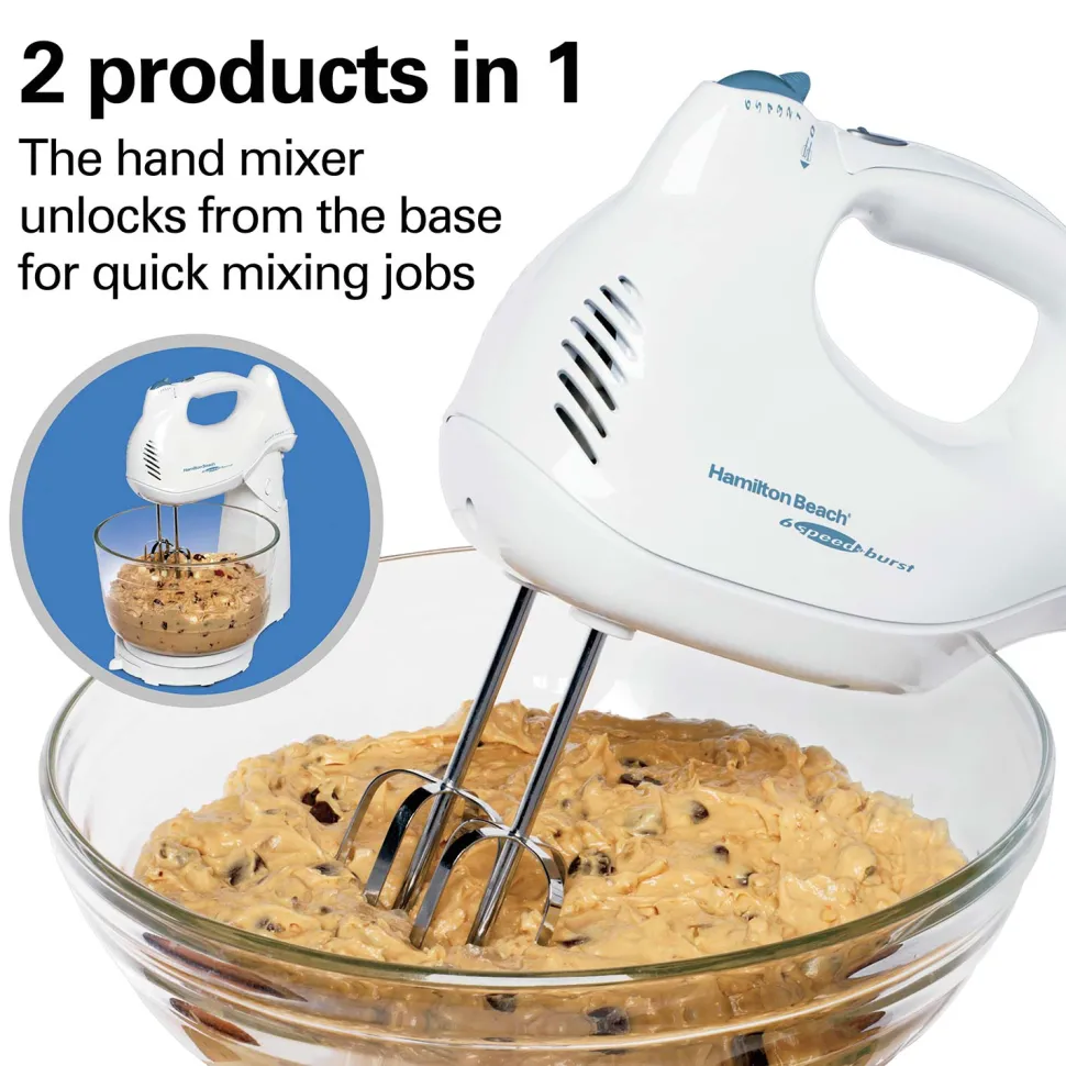 Power Deluxe™ 6 Speed Hand/Stand Mixer