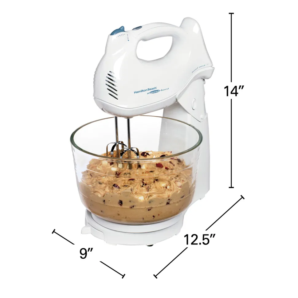 Power Deluxe™ 6 Speed Hand/Stand Mixer