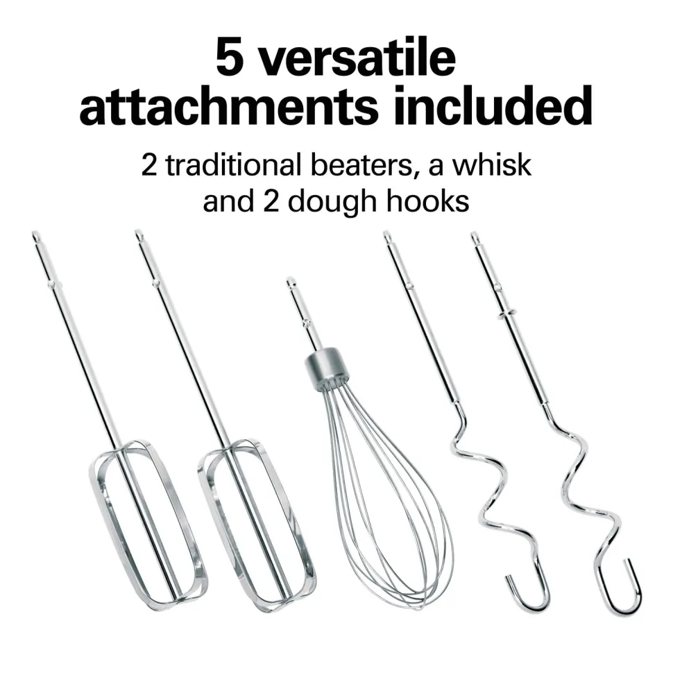 Power Deluxe™ 6 Speed Hand/Stand Mixer, Red