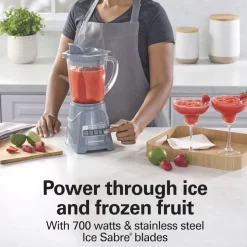 Power Elite™ Blender with 40 oz. Glass Jar, Gray