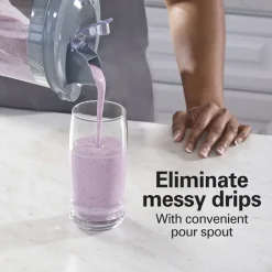 Power Elite™ Blender with 40 oz. Glass Jar, Gray