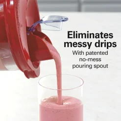 Power Elite™ Blender with 40 oz. Glass Jar, Red