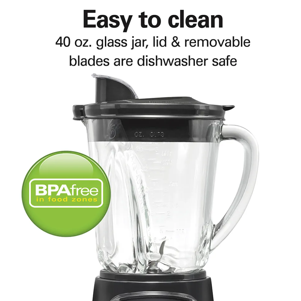 Power Elite® Blender with 40 oz. Glass Jar