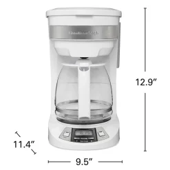 Programmable Coffee Maker, White