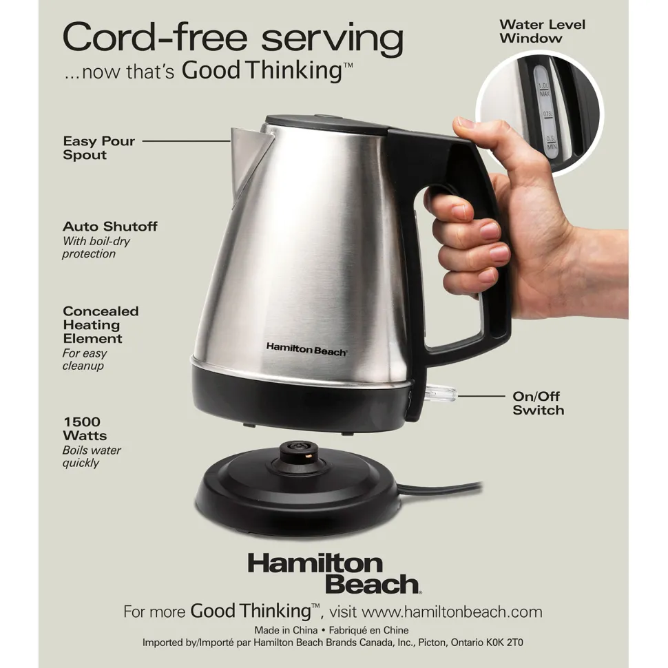 Recertified 1 Liter Electric Kettle