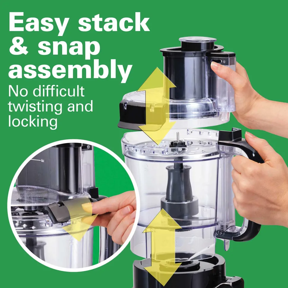Recertified 12-Cup Stack & Snap™ Food Processor