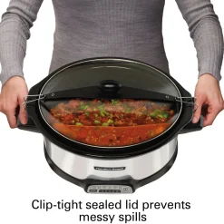 Recertified Stay or Go® Programmable 7 Qt. Slow Cooker with Party Dipper