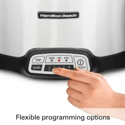 Recertified Stay or Go® Programmable 7 Qt. Slow Cooker with Party Dipper