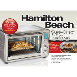 Recertified Sure-Crisp® Digital Air Fryer Toaster Oven with Rotisserie