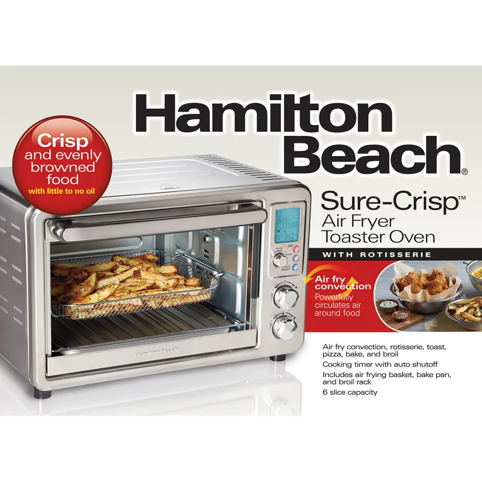 Recertified Sure-Crisp® Digital Air Fryer Toaster Oven with Rotisserie